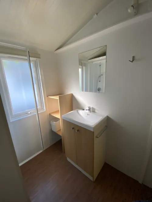 Huuraccommodatie(s) - Stacaravan Tithome 48 Met Sanitair - image n°6 - Camping L'Arc-en-Ciel