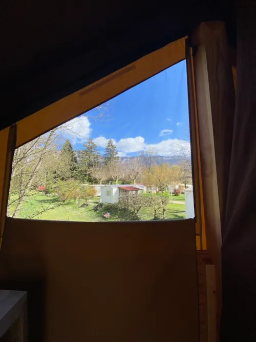Huuraccommodatie(s) - Tent Baroudeur 1 : Hut Op Palen - image n°4 - Camping L'Arc-en-Ciel