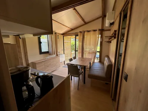 Location - Chalet Le Petit Som - 12 - !!! New 2025 !!! - Clim - image n°6 - Camping L'Arc-en-Ciel