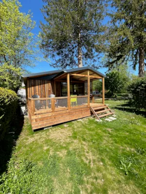 Locatif - Chalet Le Petit Som - 12 - !!! New 2025 !!! - Clim - Camping L'Arc-en-Ciel