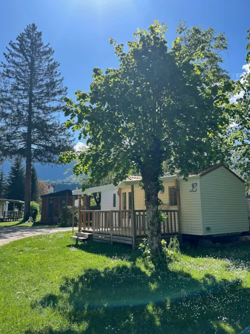 Huuraccommodatie(s) - Stacaravan- 43 - Clim - image n°1 - Camping L'Arc-en-Ciel