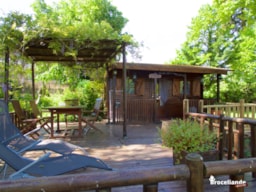 Accommodation - Cabin Trappeurs  L’Iroquois - Camping D'Aleth