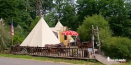 Accommodation - Tepee Twin - Camping D'Aleth