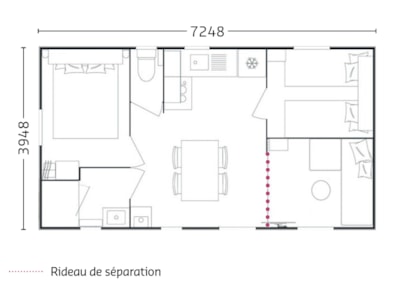 Mobile-home Modulo 2 bedrooms - 27m² — 9