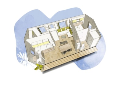 Mobile-home Confort 2 bedrooms - Dishwasher — 9