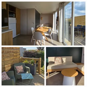 Mietunterkunft - Premium-Mobilheim Mit 2 Schlafzimmern - Camping l’Eglantier
