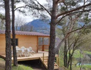Locatif - Cottage premium 6-8 personnes +spa - Camping Le Champ Long