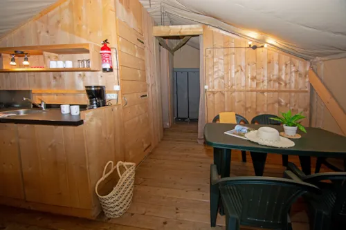 Mietunterkunft - Premium-Lodgezelt Mit Toiletten Für 5 Personen - image n°3 - Camping Le Champ Long