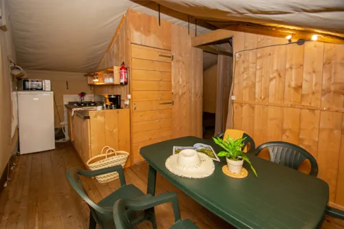Mietunterkunft - Premium-Lodgezelt Mit Toiletten Für 5 Personen - image n°4 - Camping Le Champ Long
