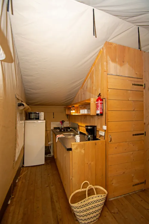Mietunterkunft - Premium-Lodgezelt Mit Toiletten Für 5 Personen - image n°5 - Camping Le Champ Long