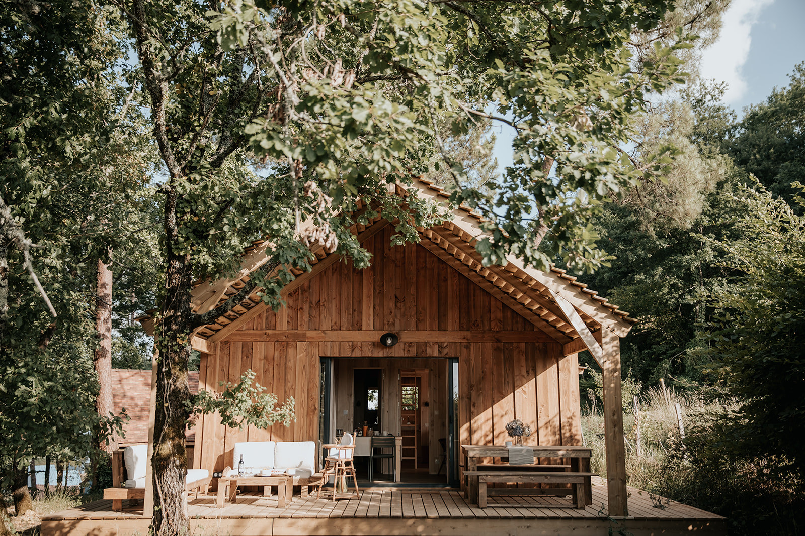 Accommodation - The Wooden House -  Domaine Saint-Amand 