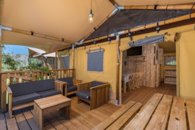 Glamping tent