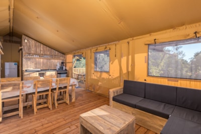 Glamping tent