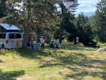 Stellplatz - Pitch Forêt  + (Strom / Näherer Fluss) - Camping LE PETIT CANADA      (Les Bouillouses)