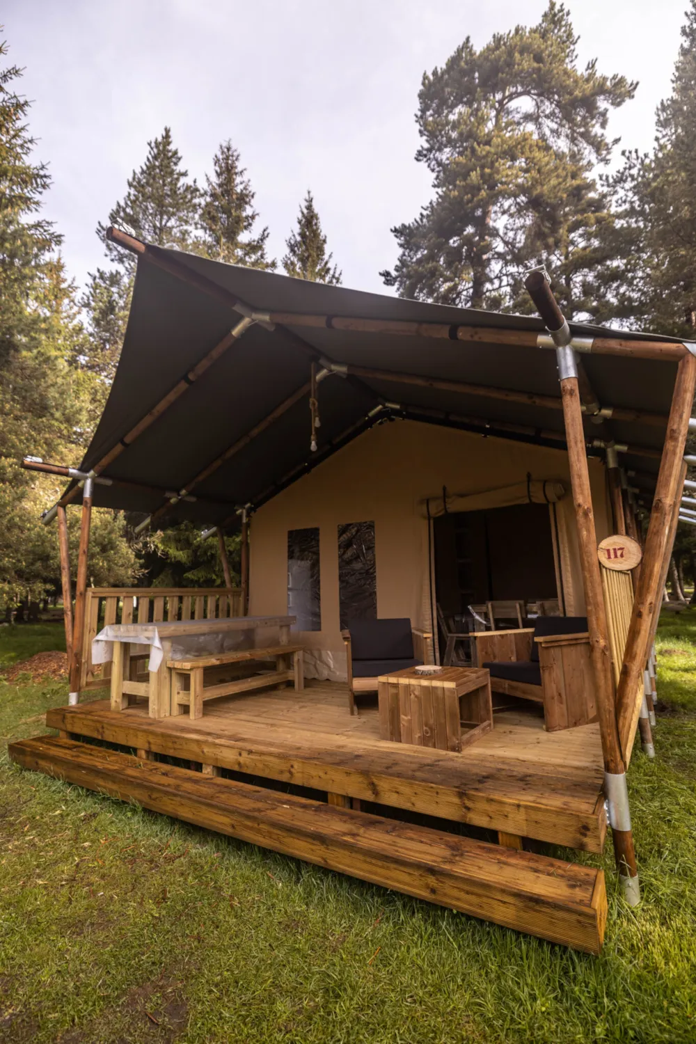 Lodge TRAPPER 2 Bedrooms  25m2 (Kitchen + Terrace) - Without sanitary