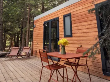 Mietunterkunft - Tiny House Duo (1 Schlafzimmer) ***Im Wald*** Neu Für 2024!!! - Camping LE PETIT CANADA      (Les Bouillouses)