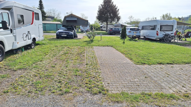 Stellplatz mit Acsi-Karte