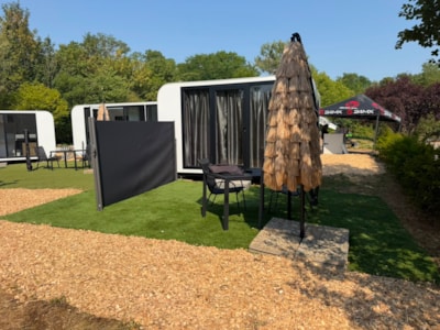Campingcube Luna für 2 Personen mit Dusche/WC ohne Küche
