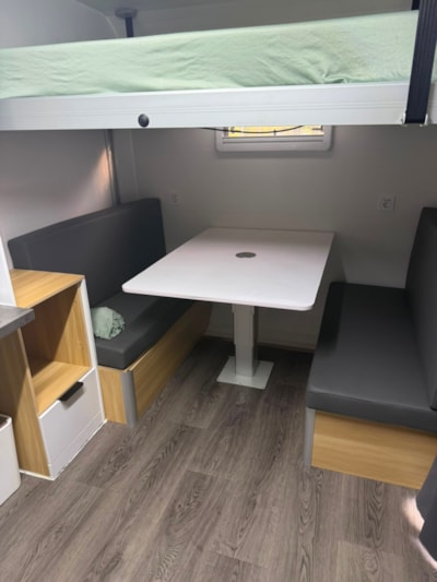 Campingcube Nova für 2 bis 4 Personen inkl. Küche, Bad, WC