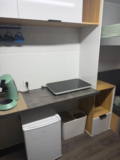 Campingcube Nova für 2 bis 4 Personen inkl. Küche, Bad, WC