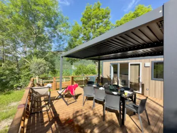 Mietunterkunft - Mobil Home Familie 8P - Camping de Savel