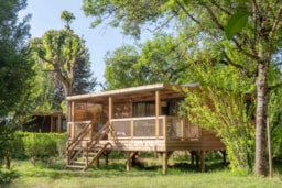 Accommodation - Cabin On Stilts 2 Bedrooms - Slow Village Périgord