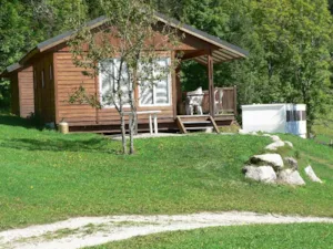 Locatif - Chalet bois - Camping Les Eymes