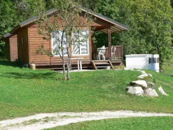 Huuraccommodatie(s) - Houten Chalet - Camping Les Eymes