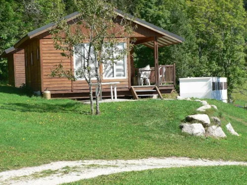 Accommodation - Wooden Chalet - image n°1 - Camping Les Eymes