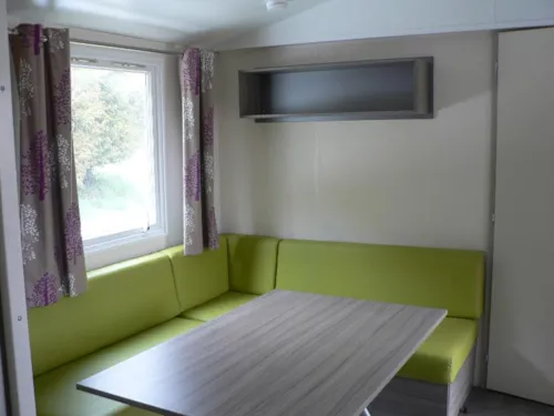 Mietunterkunft - Mobilheim 3 Zimmer - image n°2 - Camping Les Eymes