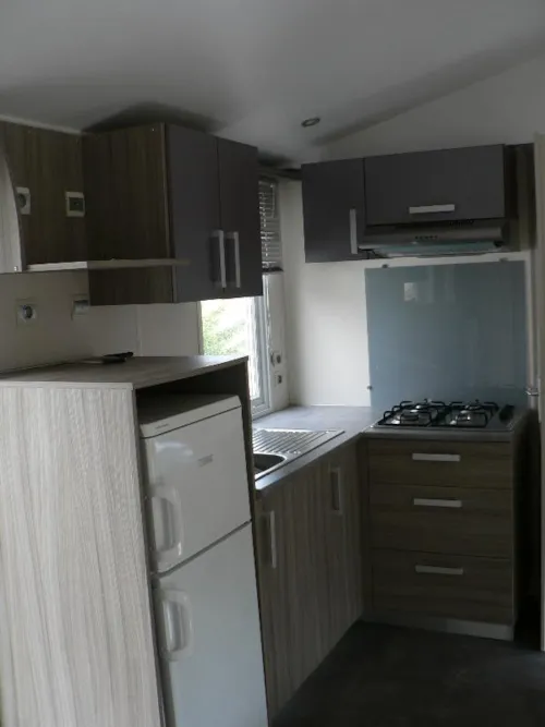 Mietunterkunft - Mobilheim 3 Zimmer - image n°3 - Camping Les Eymes