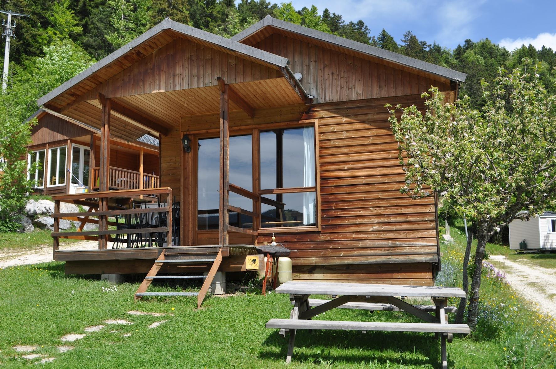 Location - Chalet Bois Grand Cerf - Camping Les Eymes
