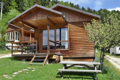 Chalet bois Grand Cerf