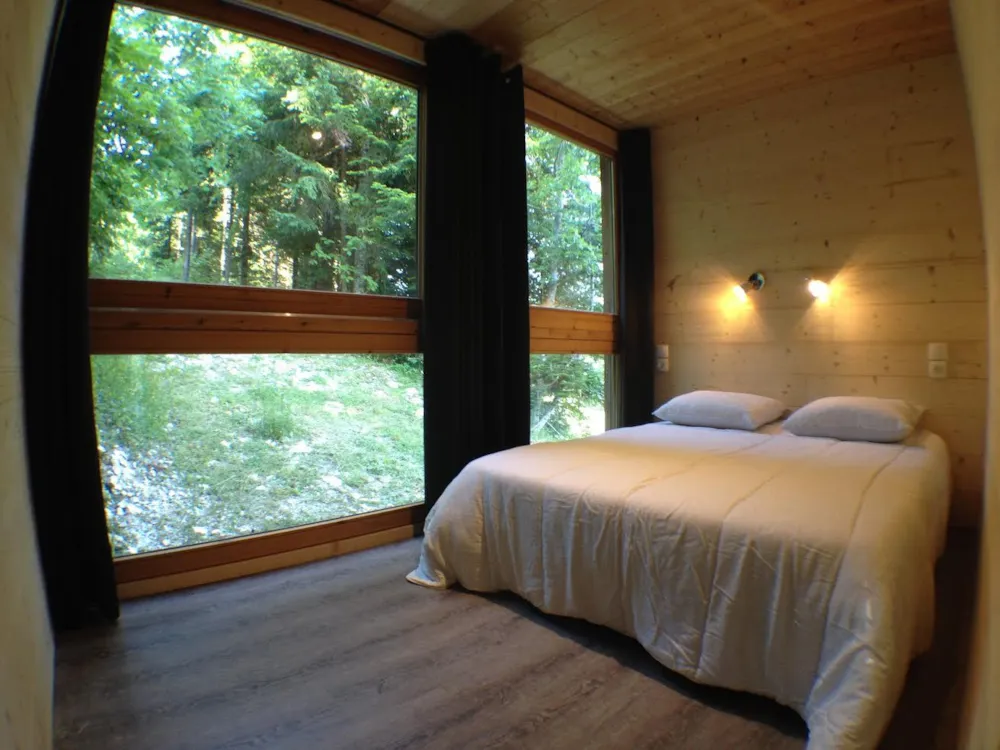 Location - Chalet La Cabane - Camping Les Eymes