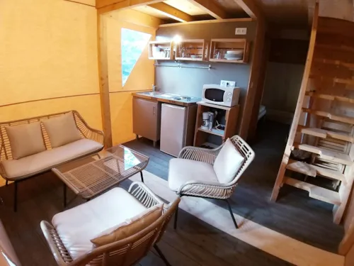 Location - Lodge Des P'tits Lutins - image n°3 - Camping Les Eymes