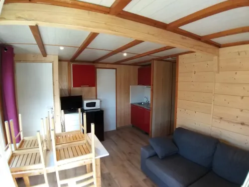 Mietunterkunft - Chalet Bois - image n°2 - Camping Les Eymes
