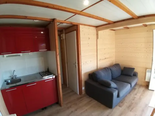 Mietunterkunft - Chalet Bois - image n°4 - Camping Les Eymes