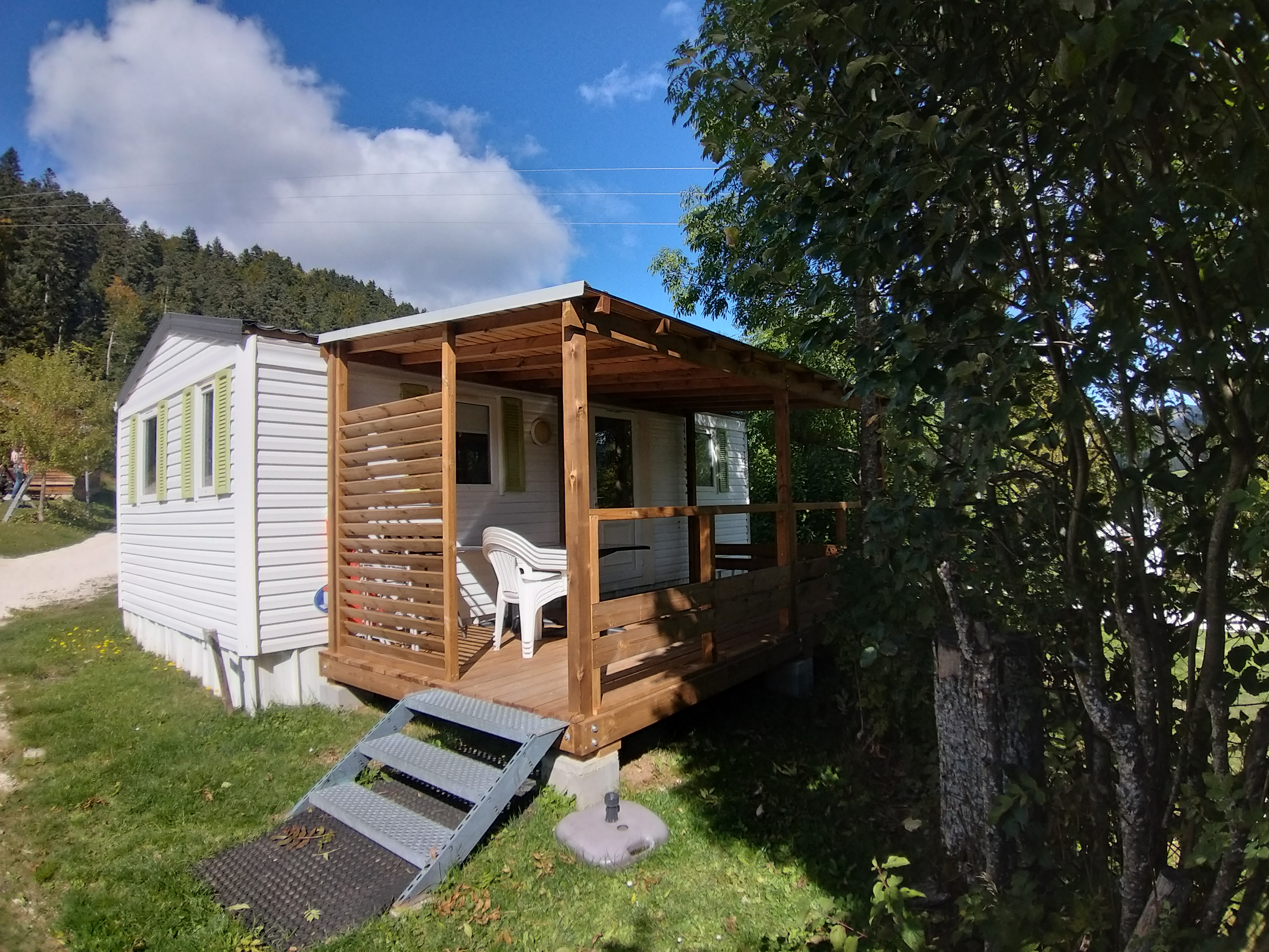 Huuraccommodatie - Stacaravan Edelweiss - Camping Les Eymes