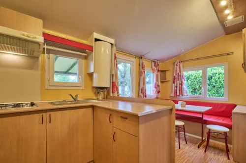Huuraccommodatie(s) - Stacaravan 5 Personen (26M²) - 3 Slaapkamers (1 Bed 140 + 3 Bedden 90) - image n°3 - Camping Pré Rolland