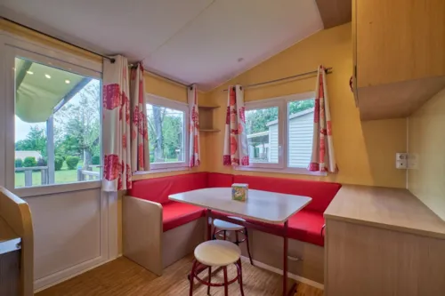 Huuraccommodatie(s) - Stacaravan 5 Personen (26M²) - 3 Slaapkamers (1 Bed 140 + 3 Bedden 90) - image n°5 - Camping Pré Rolland