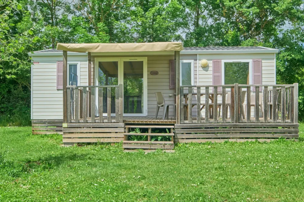 Mietunterkunft - Mobilhome 6 Personen (33M²) - 3 Zimmer (1 Bett 140 + 4 Betten 90) - Camping Pré Rolland