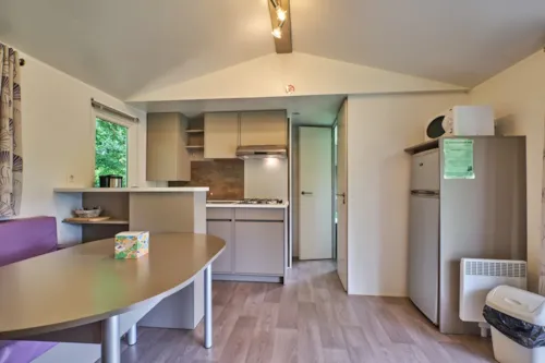 Accommodation - Mobile Home 6 People (33M²) - 3 Bedrooms (1 Bed 140 + 4 Beds 90) - image n°4 - Camping Pré Rolland