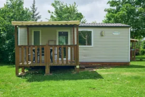  - Mobilhome 4 personnes (26m²) - 2 chambres (1 lit 140 + 2 lits 90) - Camping Pré Rolland