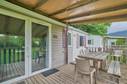 Accommodation - Mobile Home 4 People (26M²) - 2 Bedrooms (1 Bed 140 + 2 Beds 90) - image n°5 - Camping Pré Rolland