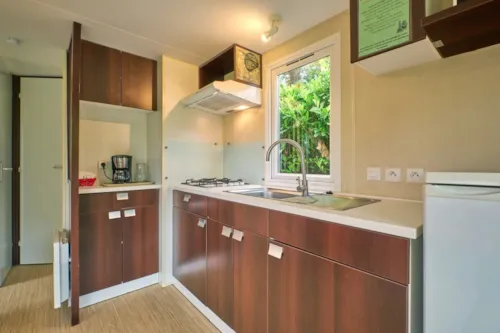 Accommodation - Mobile Home 4 People (26M²) - 2 Bedrooms (1 Bed 140 + 2 Beds 90) - image n°7 - Camping Pré Rolland