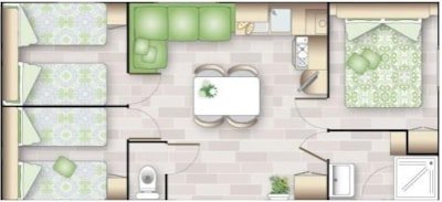 Mobile-home Noisette CLIM