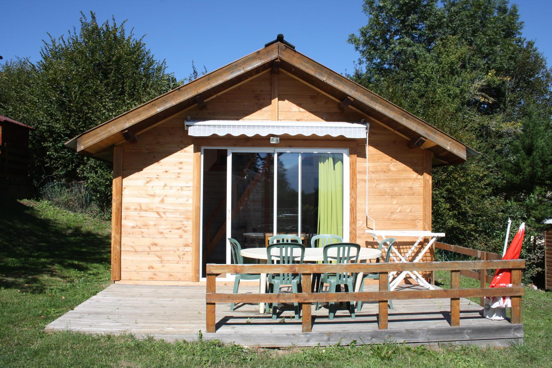 Accommodation - Chalet Gentiane 24M² Mezzanine - Camping Le Balcon De Chartreuse