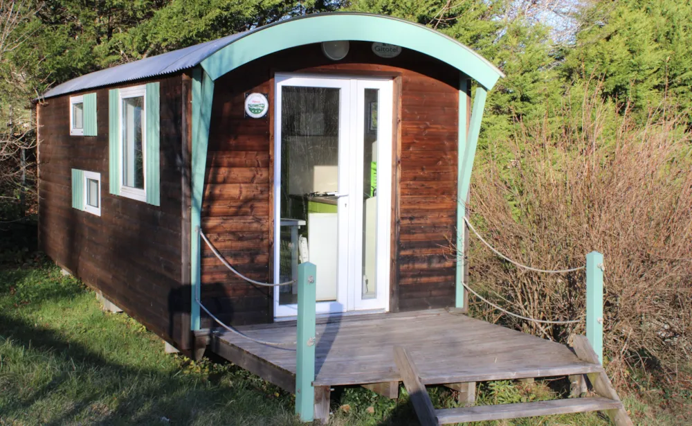 Location - 28.Roulotte Pétunia - Camping Le Balcon De Chartreuse