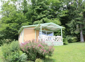 Locatif - Chalet Coquelicot 24m² - Camping Le Balcon De Chartreuse