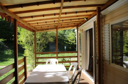 Huuraccommodatie(s) - 83 . Stacaravan 29M² Tv Capucine - image n°3 - Camping Le Balcon De Chartreuse